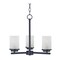 Maxim Lighting Corona 3-Light Chandelier 10203FTBK - alternate 1